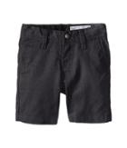 Volcom Kids Frickin Chino Shorts (toddler/little Kids) (charcoal Heather) Boy's Shorts