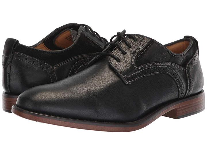 Dockers Henson (black Soft Milled Polished Full Grain/waxed Suede) Men's Shoes