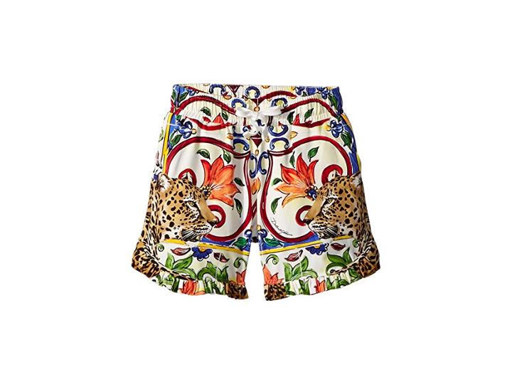 Dolce & Gabbana Kids Shorts (big Kids) (natural Print) Girl's Shorts