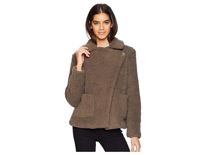 Jack By Bb Dakota Speak Now Sherpa Jacket (walnut) Women's Coat