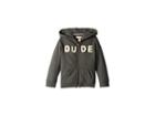 Peek Dude Zip Hoodie (infant) (olive) Boy's Sweatshirt