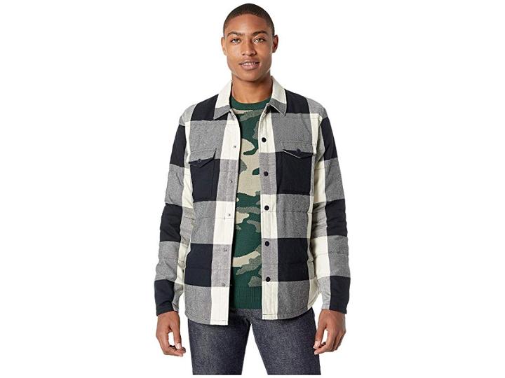 Wesc Norbert Plaid Jacket (skeleton Beige) Men's Coat