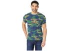 Nautica Short Sleeve Camo Logo Tee (ensign Blue) Men's T Shirt