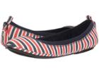 Bandolino Edina (red Multi/canvas Stripe/canvas Stripe) Women's Shoes