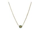 Alex And Ani Sea Sultry Treasured Drop 16 Adjustable Necklace (14kt Gold Plated) Necklace