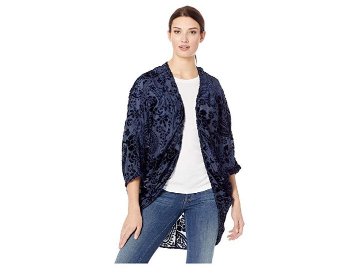 Tolani Shara Kimono (indigo) Women's Clothing