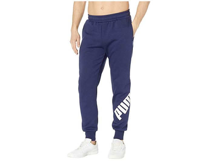Puma Big Logo Pants (peacoat) Men's Casual Pants