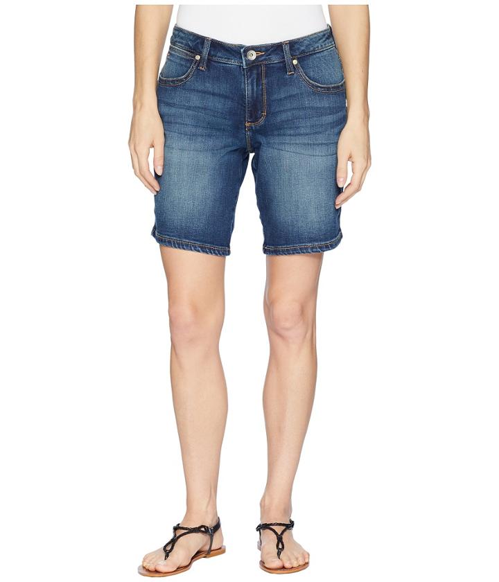 Wrangler Western Aura Shorts (medium Blue) Women's Shorts