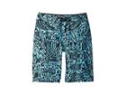 Volcom Kids Logo Plasm Mod Boardshorts (big Kids) (blue Bird) Boy's Swimwear