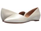 Naturalizer Samantha (white Pearl Leather) Women's Flat Shoes