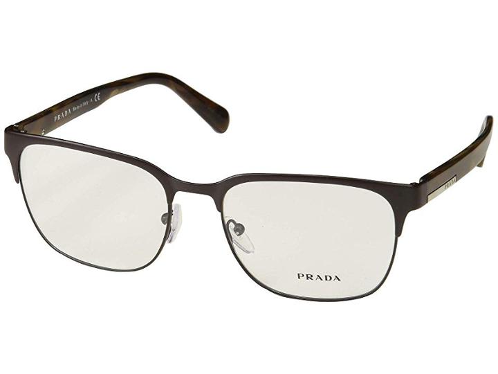 Prada 0pr 57uv (matte Brown) Fashion Sunglasses