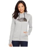 The North Face Fave 1/2 Dome Full Zip 2.0 (tnf Light Grey Heather/asphalt Grey) Women's Sweatshirt