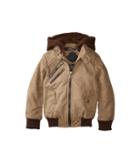 Urban Republic Kids Hemsworth Pu Suede Moto Jacket W/ Fleece Hoodie (little Kids/big Kids) (saddle Brown) Boy's Coat