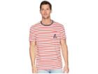 Polo Ralph Lauren Cp-93 Yarn-dyed Jersey Short Sleeve T-shirt (polo Sport Red/deckwash White) Men's T Shirt