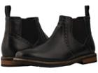 Nunn Bush Otis Plain Toe Chelsea Boot With Kore Walking Comfort Technology (black Tumbled) Men's  Boots