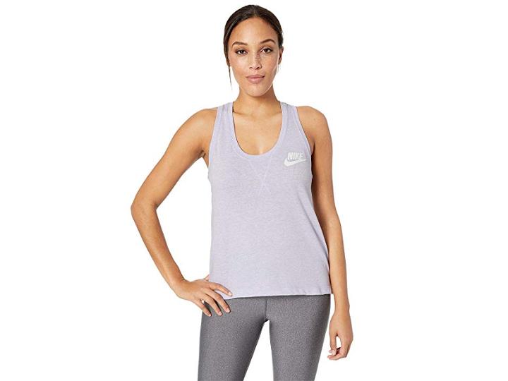 Nike Sportswear Gym Vintage Tank (oxygen Purple/sail) Women's Sleeveless