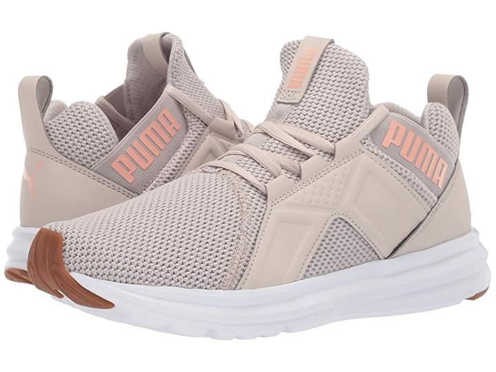 Puma Enzo Weave (silver Gray/peach Bud) Women's  Shoes
