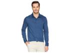 Bugatchi Long Sleeve Knits (classic Blue) Men's Clothing