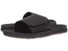 Quiksilver Travel Oasis Slide (black/black/brown) Men's Sandals