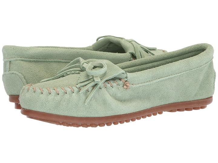 Minnetonka Kilty (green Moss) Women's Moccasin Shoes