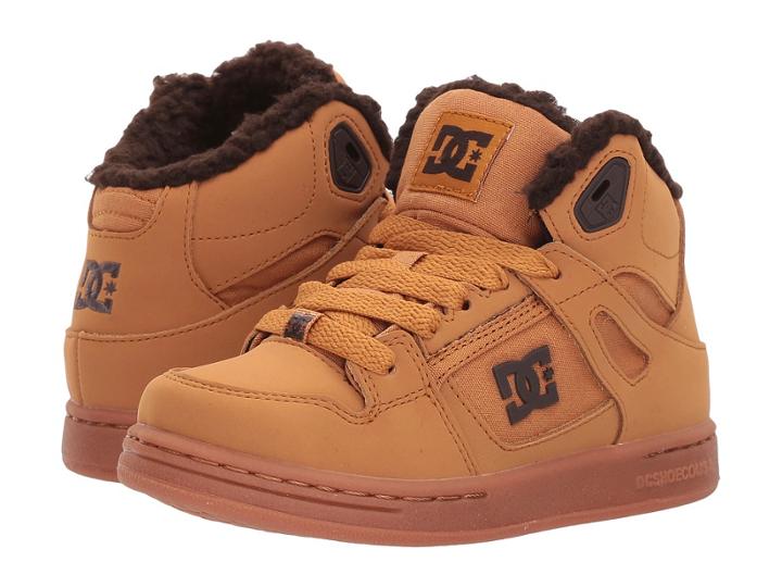 Dc Kids Rebound Wnt (little Kid/big Kid) (wheat) Boys Shoes