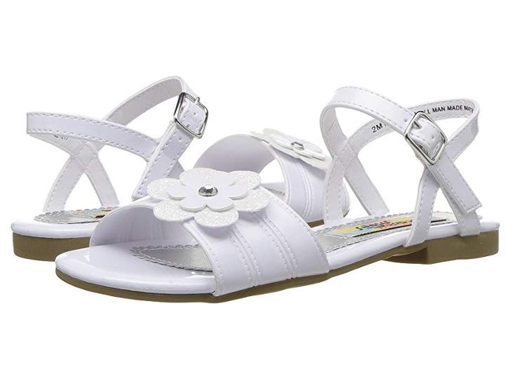 Rachel Kids Daria (little Kid) (white Patent) Girl's Shoes