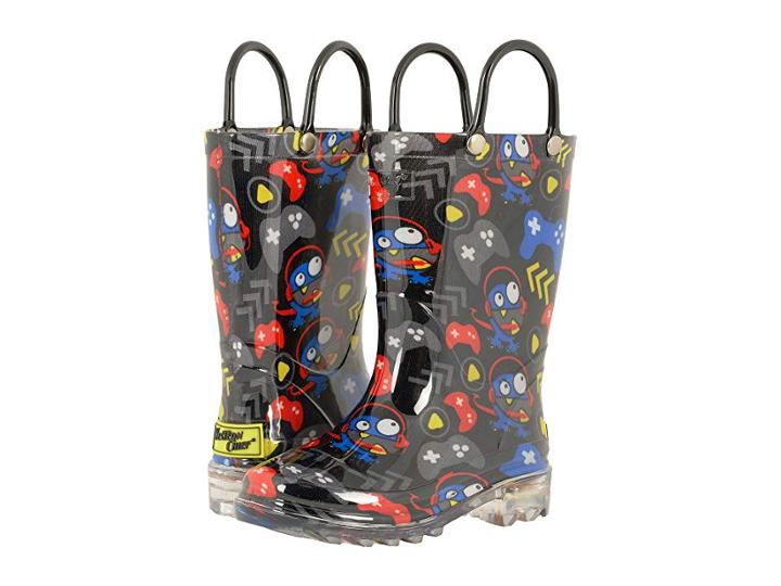 Western Chief Kids Lighted Rain Boots (toddler/little Kid) (gamer) Boys Shoes