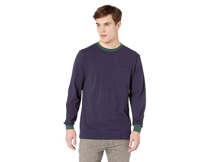 Publish Hama Long Sleeve Knit (navy) Men's Clothing