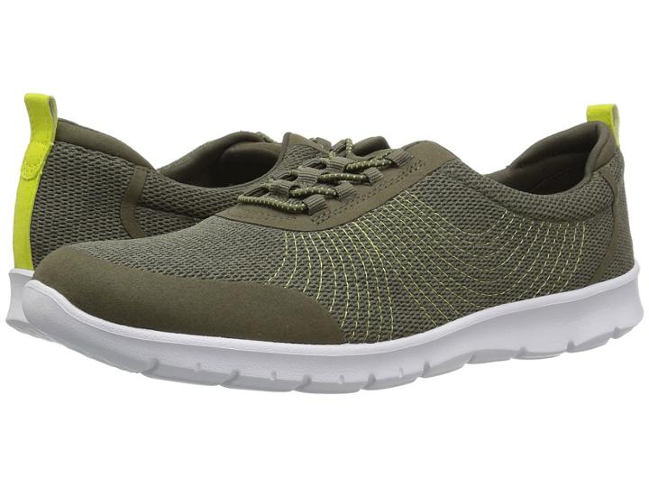 Clarks Step Allena Bay (khaki Mesh) Women's Shoes