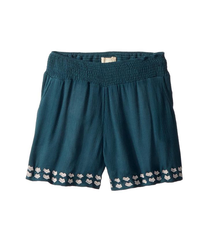 Peek Ella Shorts (toddler/little Kids/big Kids) (teal) Girl's Shorts