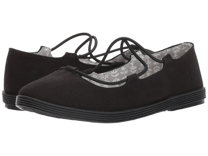 Blowfish Gastby (black Rancher Canvas) Women's Shoes