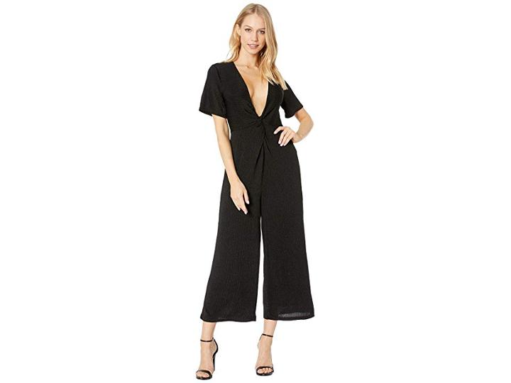 Minkpink Front Twist Jumpsuit (black) Women's Jumpsuit & Rompers One Piece