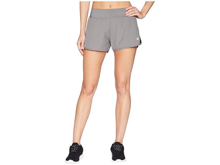 Asics 3 Run Shorts (carbon/black) Women's Shorts
