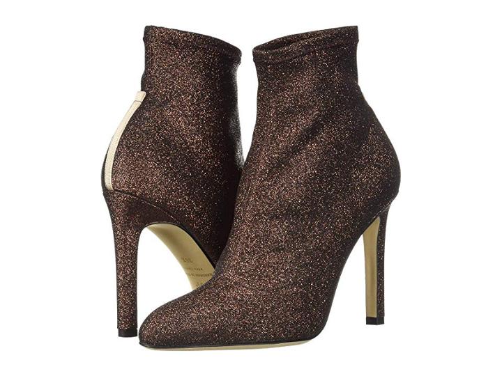 Sjp By Sarah Jessica Parker Apthorp (brown Stretch Glitter) Women's Shoes
