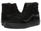 Vans Sk8-hi Reissue ((velvet) Black/black) Skate Shoes