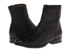 Frye Jamie Artisan Short (black Washed Vintage) Women's Zip Boots