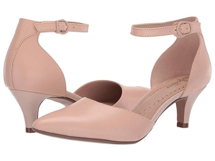 Clarks Linvale Edyth (nude Leather) Women's Shoes