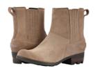 Sorel Lollatm Chelsea (ash Brown/buffalo Suede) Women's Pull-on Boots