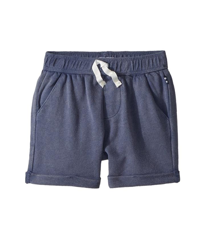 Splendid Littles Washed Baby French Terry Shorts (infant) (indigo Fade) Boy's Shorts