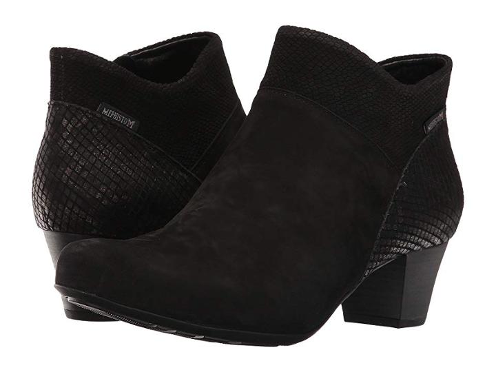 Mephisto Michaela (black Bucksoft/vip/snake) Women's Boots