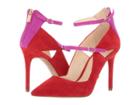 Jessica Simpson Liviana (red Muse Combo Luxe Kid Suede) Women's Shoes