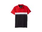 Adidas Kids Club Color Block Polo (little Kids/big Kids) (black) Boy's Clothing
