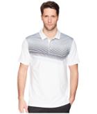 Puma Golf Road Map Polo (bright White/peacoat) Men's Short Sleeve Knit