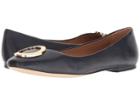 Tory Burch Caterina Ballet Flat (perfect Navy) Women's Flat Shoes