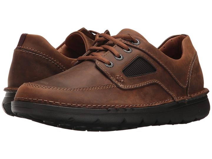 Clarks Unnature Time (tan Nubuck) Men's Lace Up Casual Shoes