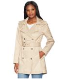 Tommy Hilfiger Belted Raincoat (khaki) Women's Coat