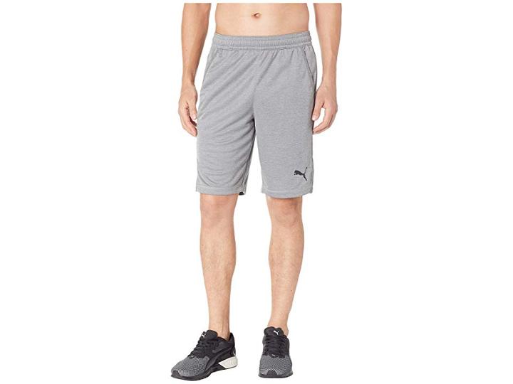 Puma Tech Sports Interlock Shorts (medium Gray Heather) Men's Shorts