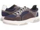 Calvin Klein Penley (grey Stone/night Scape Smooth Calf Leather) Men's Lace Up Casual Shoes