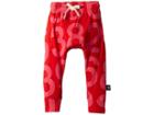 Nununu Numbered Baggy Pants (infant/toddler/little Kids) (red) Girl's Casual Pants