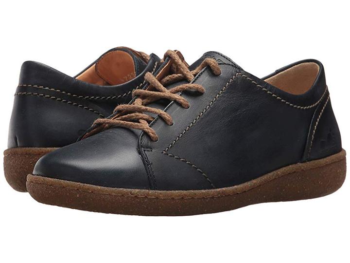 Mephisto Elody (blue/hazelnut Nature) Women's Lace Up Casual Shoes